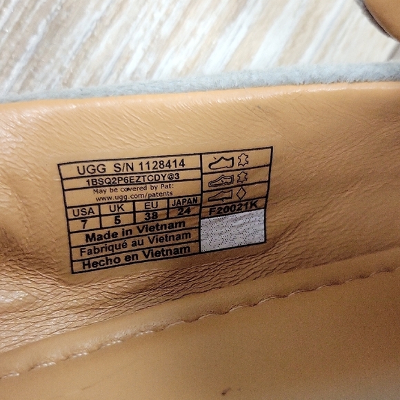 UGG Size 7 Cobble Gray Janaya Collapsable Loafer - Picture 7 of 8